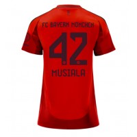 Camisa de time de futebol Bayern Munich Jamal Musiala #42 Replicas 1º Equipamento Feminina 2024-25 Manga Curta